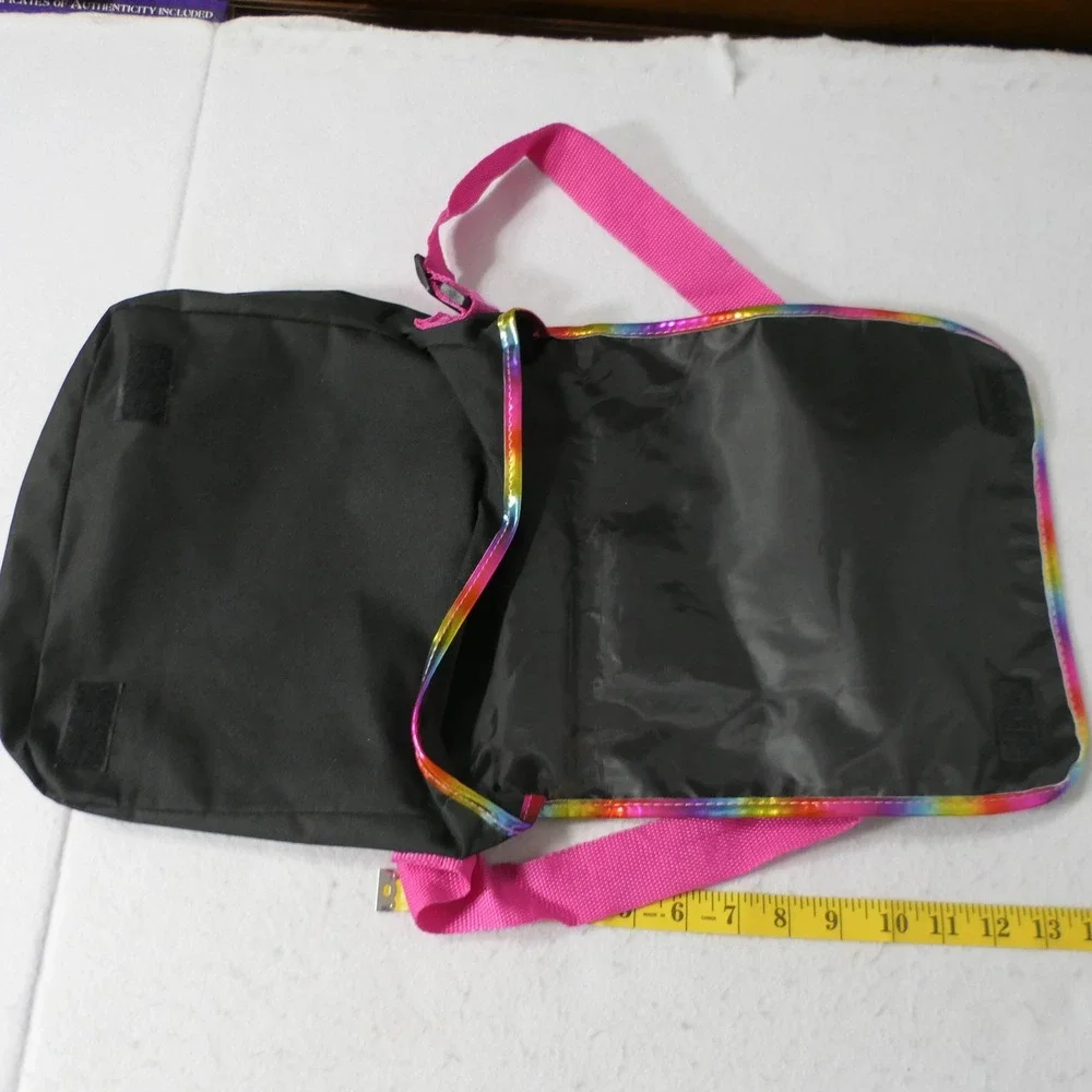 Horizon Group Kids Messenger Bag OS Pink Mermaid Rainbow Doodle Kawaii Whimsical